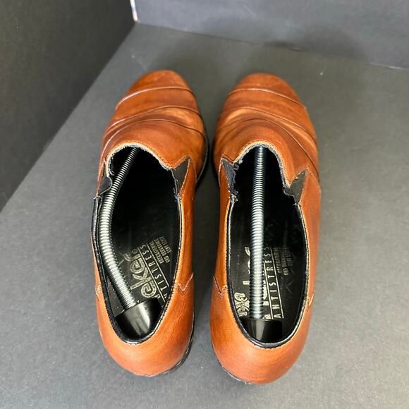 Rieker Womens size 8 Brown Leather Loafer Comfort Antistress - Picture 6 of 10